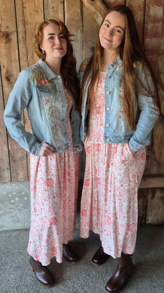 Hovedbilde MARIT Smock Lang Kjole Corall