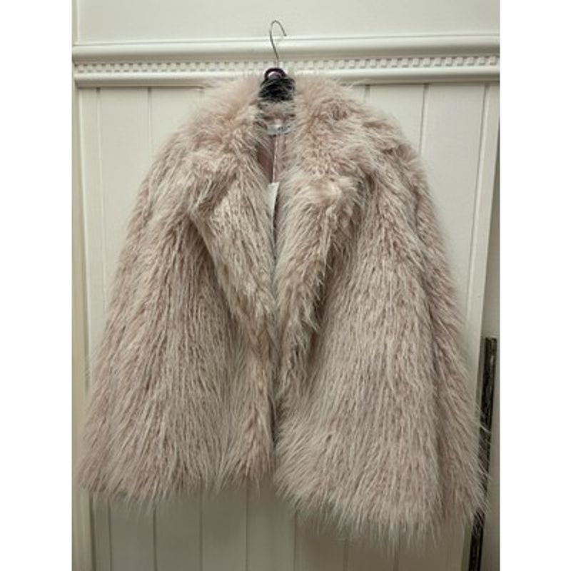FLUFFY Jakke Off  White