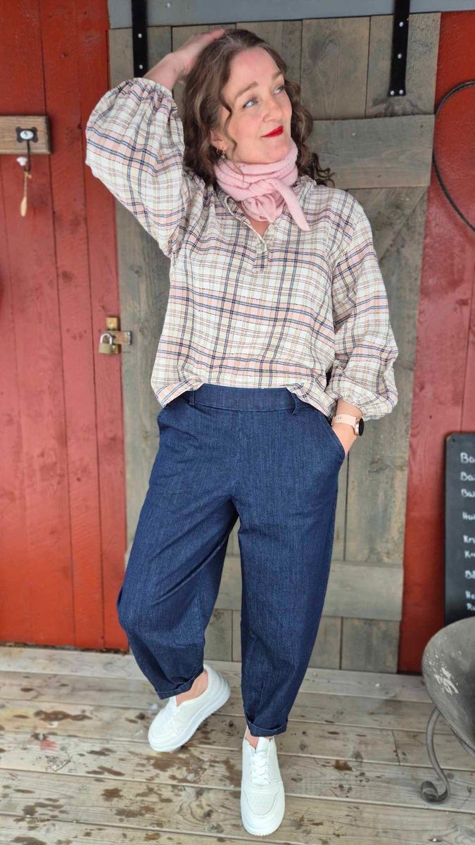 DENICE Barrel Bukse Denim