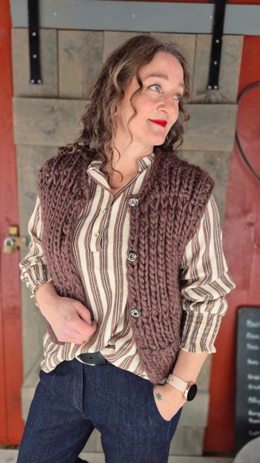 Hovedbilde LUX Vest Dark Brown