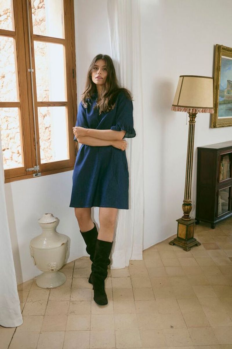 LAVA Arpa Kjole Dark Blue Wash