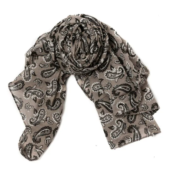 Hovedbilde SKJERF 126 Paisley Beige