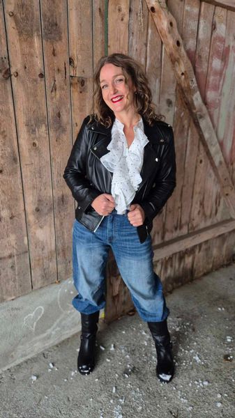 Hovedbilde CALLUNA Skinnjakke Sort