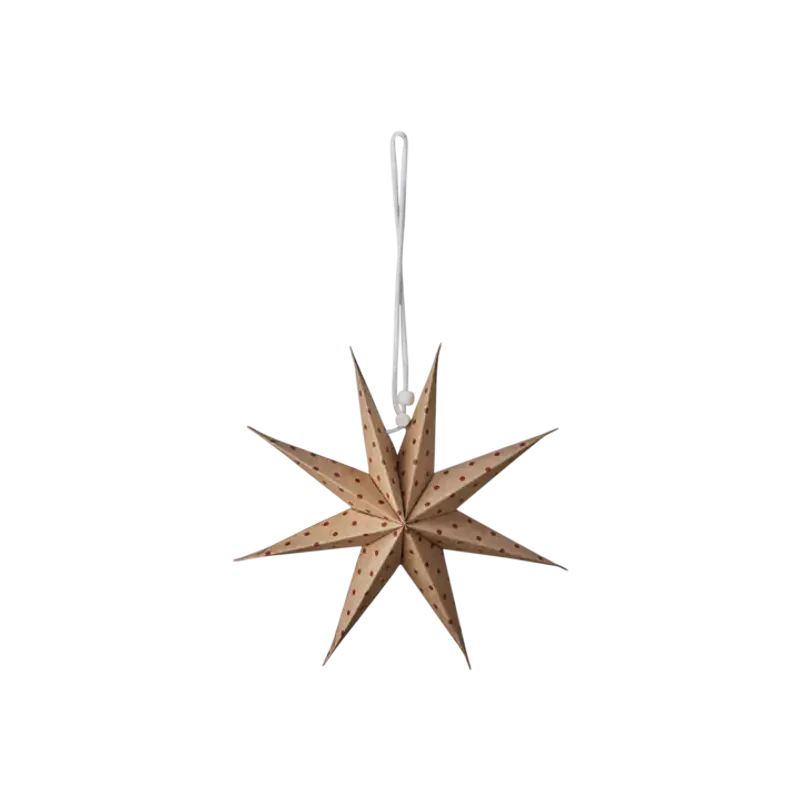 STJERNE Star Brown/Red