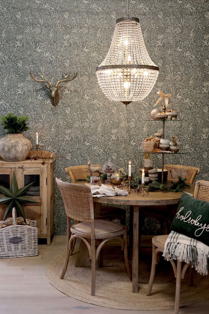 VERSAILLES Fransk Lysekrone m. Glasprissmer