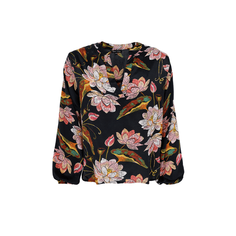 LUNA Bluse Deep Floral