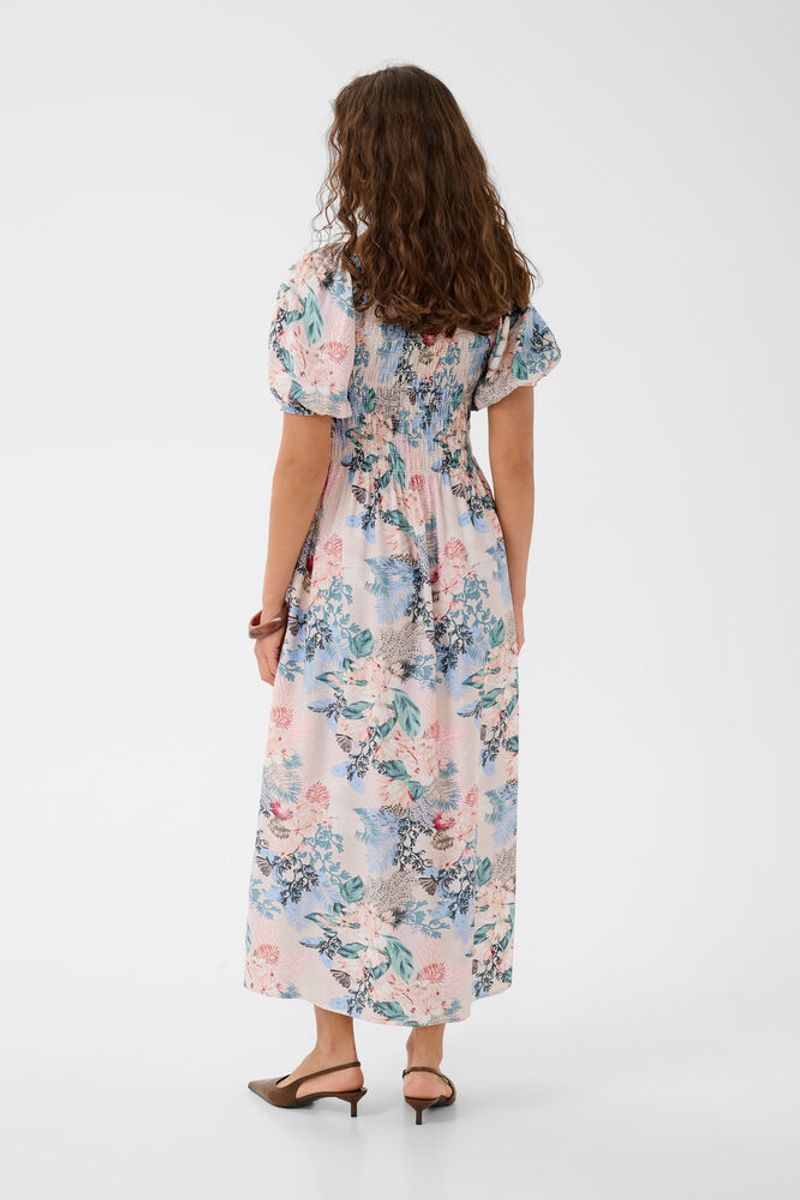LOTUS Greece Smock Kjole Whitecap/Blue 