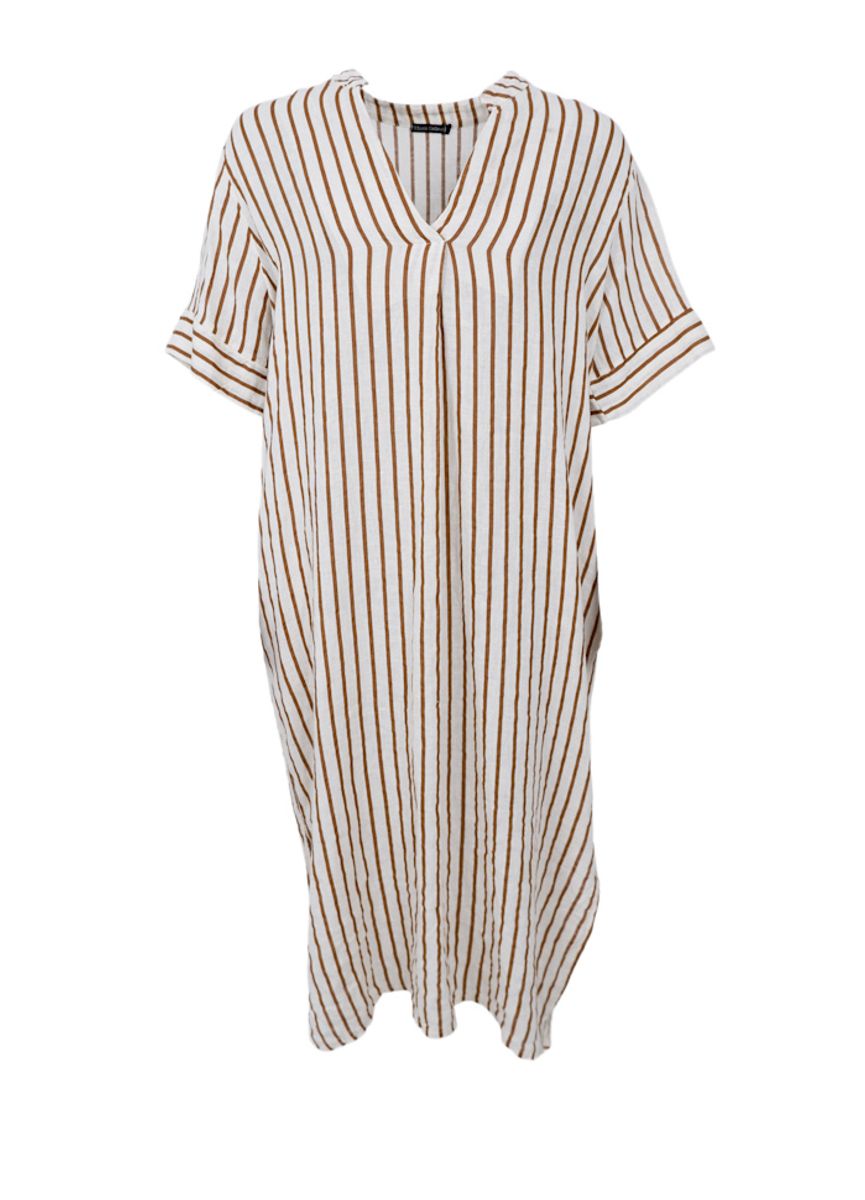 MELINA Linkjole Long Stripe Camel