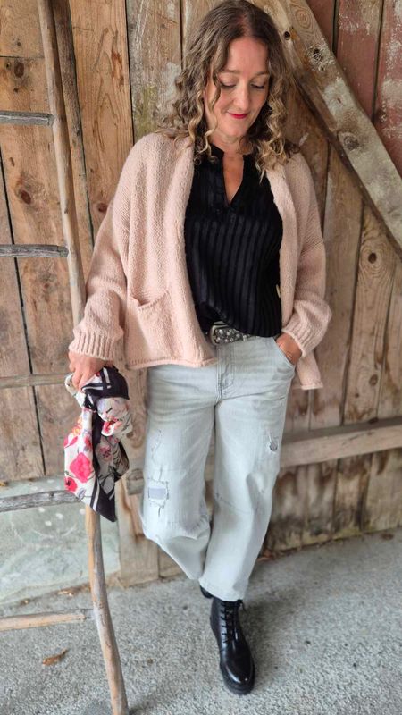 GRAZY Baggy Jeans Grå