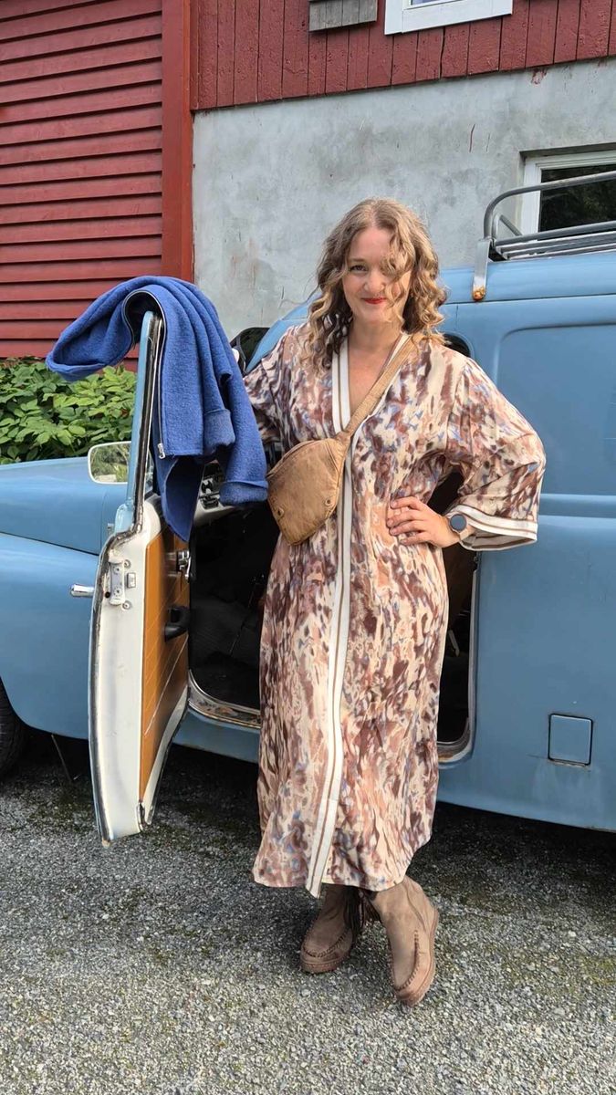 STEFANIA Kjole Camel