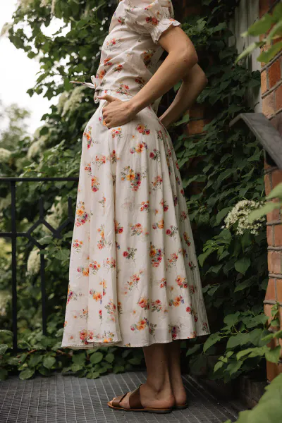 Hovedbilde SOLENE Skjørt Flower Print