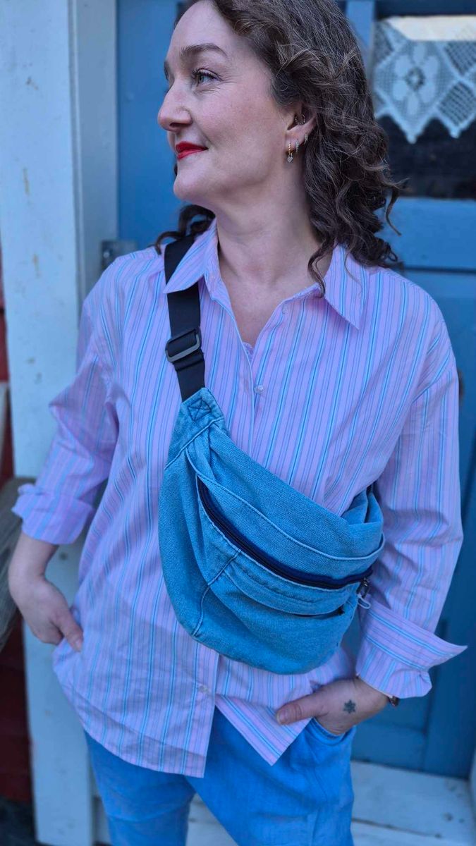 JANI Skjorte Pink Stripe