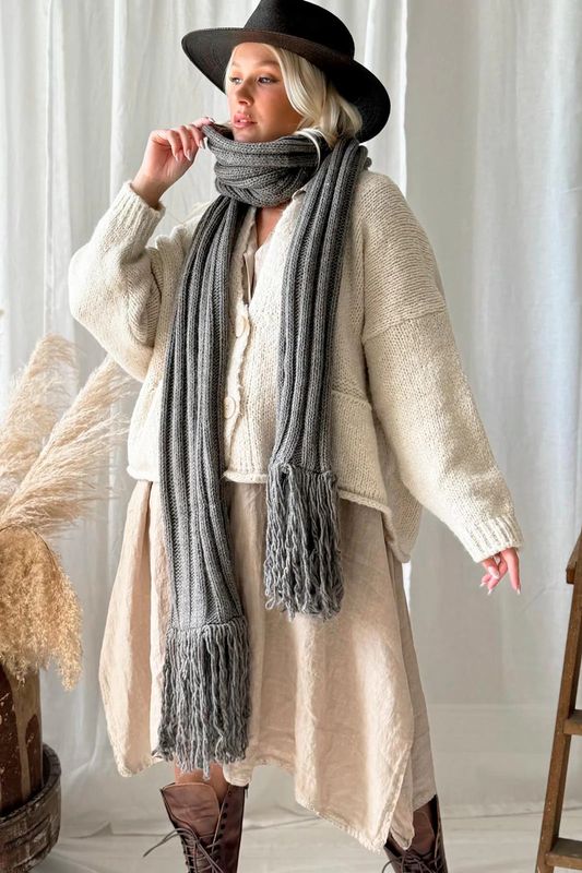 CELSIA Skjerf Taupe 