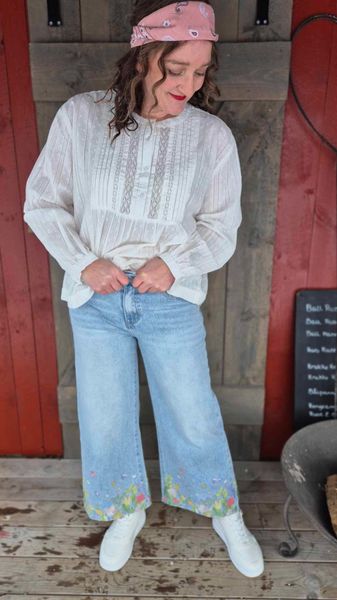 Hovedbilde BIRNA Bluse Spring Gardenia  