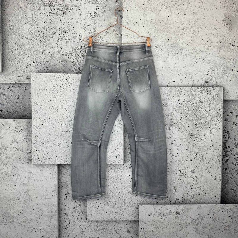 DAFNIE Baggy Jeans Grey Denim