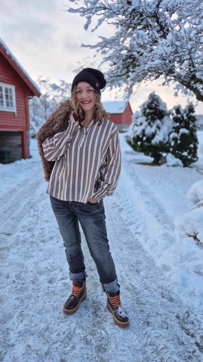  SAGA Fluffy Vest Marron