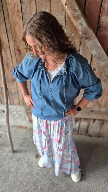 SWEET DREAM Denimskjorte Tencell